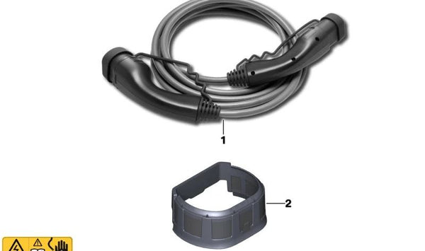 Cable de carga coche eléctrico OEM 61447827900 para MINI F45, U06, F56, F57, F60 y BMW F30, G20, G21, G26, G30, G31, G60, G90, G11, G12, G70, F48, U11, U12, F39, U10, G01, G08, G45, F15, G05, G09, I01, I12, I15, I20. Original MINI y BMW.
