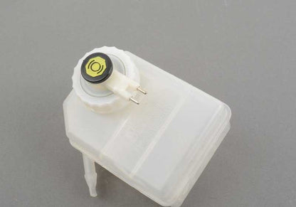 Depósito de líquido de frenos OEM 34321156578 para BMW E24, E32. Recambio original BMW.