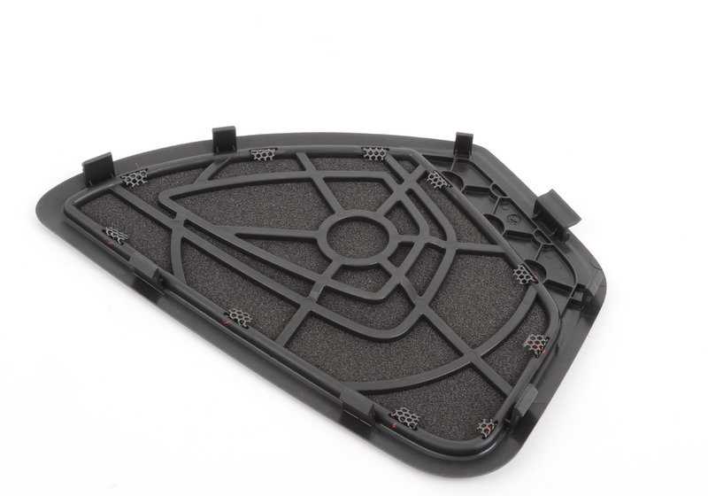 Moldura altavoz metal derecho OEM 51417278450 para BMW F20, F21, F22, F23, F87... y más. Original BMW.