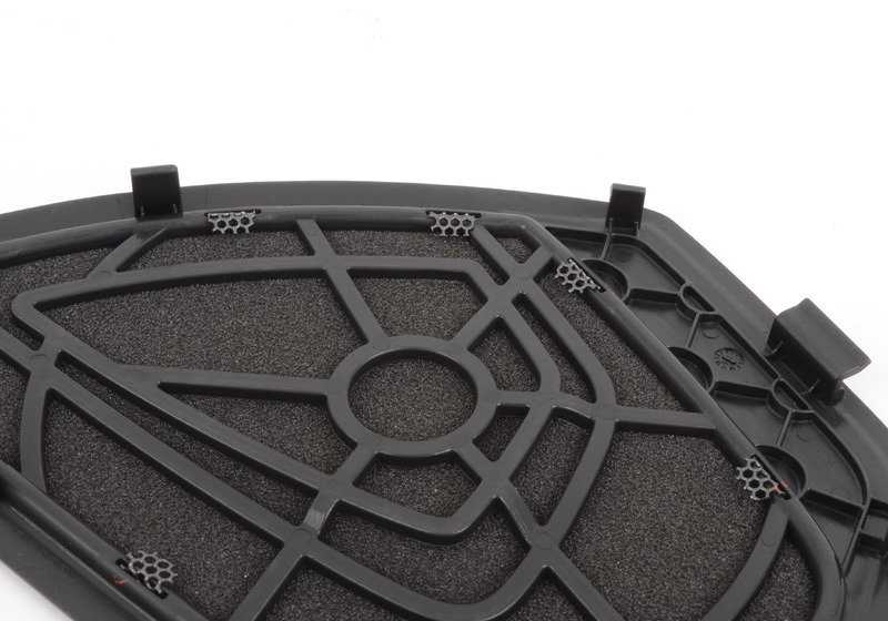 Moldura altavoz metal derecho OEM 51417278450 para BMW F20, F21, F22, F23, F87... y más. Original BMW.