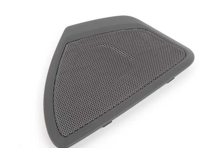 Moldura altavoz metal negro izquierda OEM 51417278449 para BMW F20, F21, F22, F87, F23... y más. Original BMW.