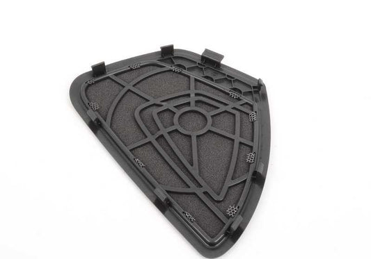 Moldura altavoz metal negro izquierda OEM 51417278449 para BMW F20, F21, F22, F87, F23... y más. Original BMW.