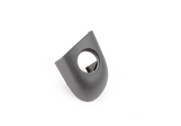 Tapa embellecedora derecha OEM 51218253478 para BMW E46. Pieza original BMW. Ideal para cubrir el hueco del tirador de puerta en el interior. Color negro.