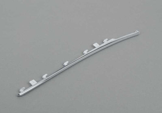 Moldura decorativa lateral delantera derecha OEM 51137009248 para BMW E63 y E64. Original BMW.