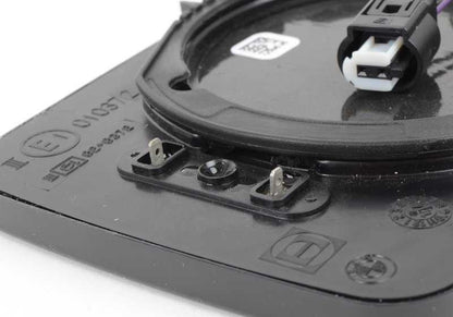 Cristal espejo derecho calefactable OEM 51168209810 para BMW E38 y E39. Repuesto original BMW.