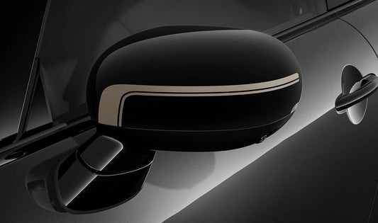Carcasa de espejo retrovisor exterior OEM 51165B35208 para MINI F65, F66, F67, U25, 3/20. Original MINI.