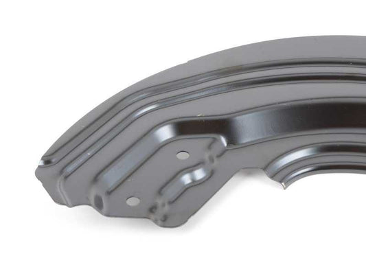 Protector de freno delantero izquierdo OEM 34116787319 para BMW E90, E90N, E91, E91N, E92, E92N, E84. Original BMW.