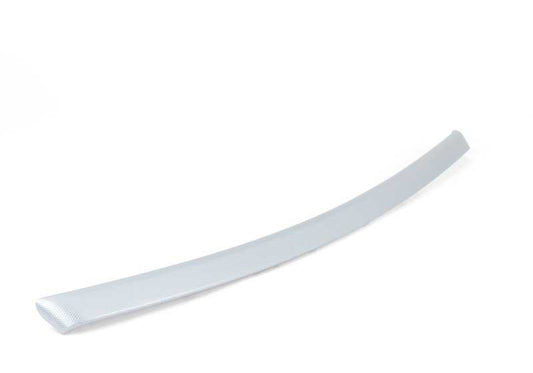 Moldagem interna Porta frontal esquerda na geleira de alumínio Silber OEM 51419145407 para BMW E90, E91. BMW original.