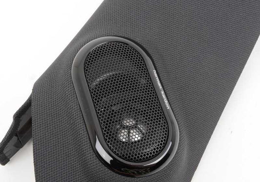 Embellecedor pilar A izquierdo con altavoz HiFi OEM 51437406021 para MINI F56 Cooper. Original MINI.