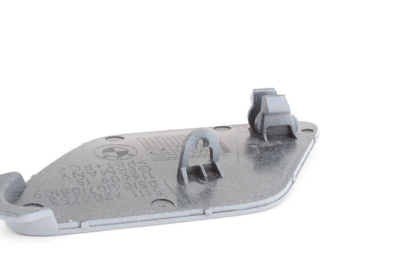 Tapa de gancho de remolque imprimada OEM 51117248065 para BMW F07. Repuesto original BMW.