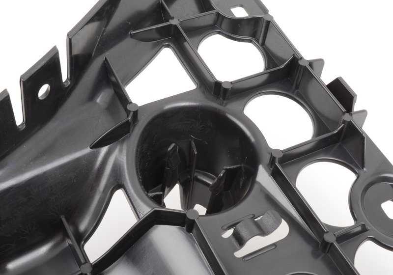 Soporte trasero izquierdo del parachoques OEM 51127895751 para BMW E60, E61. Repuesto original BMW.