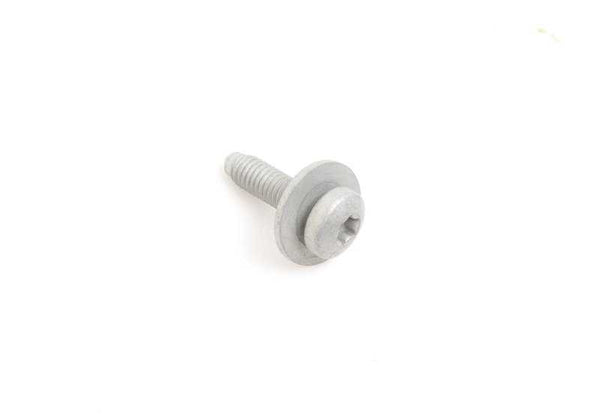 Tornillo Torx con arandela OEM 07119907285 para BMW F20, F21, F22, F23, F30, F31, F34, F35, F32, F33, F36, F45, F46, F80, F82, F83, F06, F13, G05, G06, G07, I01, I12, I15 y MINI F54, F55, F56, F57, R61. Original BMW y MINI.