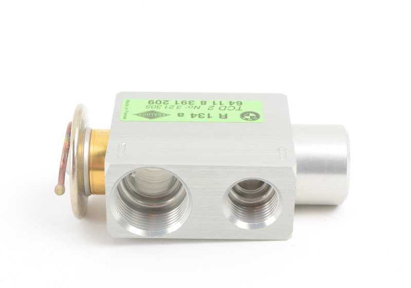Expansion valve for BMW 3 Series E30, 7 Series E23 (OEM 64518391209). Original BMW
