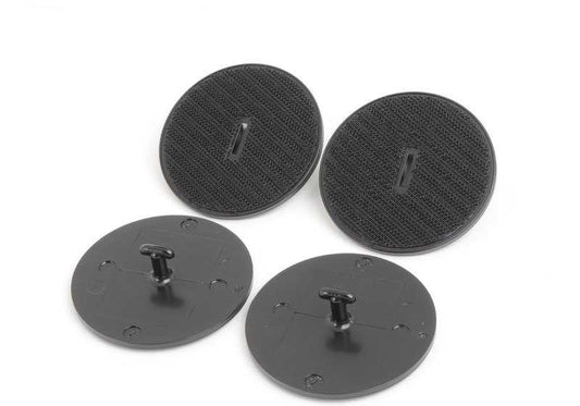 Black Mockery Carpet OEM 51472347731 pour BMW X5 F15 et X6 F16. Match avant complet. Non-glipage, résistant à l'eau, avec insert métallique. BMW d'origine.