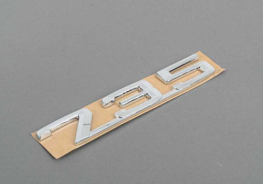 Emblema trasero "735" adhesivo OEM 51141920782 para BMW Serie 7 E23 {735i} (modelos: 6721, 6781, 6831, 6832, 6841, 6842, 6851, 6861, 6871, 6872). Original BMW.