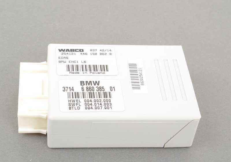 OEM 37146860385 Module de commande de suspension pneumatique pour BMW F07, F07N, F01, F01N, F02, F02N, F04. BMW d'origine.