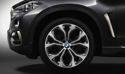 Llantas de aleación diseño Y-Speiche 451 OEM 36116853960 para BMW X5 F15 y X6 F16. Acabado bicolor ferricgrey brillante. Original BMW.