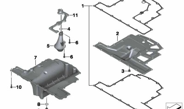 Refuerzo metálico OEM 11137720384 para BMW Motorrad K 1600 GT/GTL/GT Exclusive/Bagger (modelos KK48 y KK61). Compatible con años 2010-2027. Original BMW Motorrad.