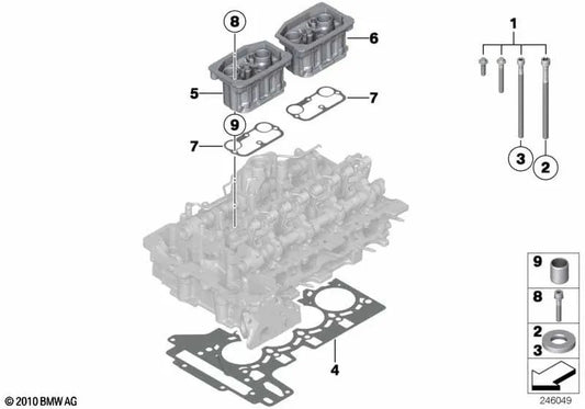 Bujía bem inserir para BMW F20, F21, F22, F23, F30, F31, F34, F35, F32, F33, F36, F07, F10, F11, F18, E84, F25, F26, F15, F16, e89 (OEM 11127, . BMW original
