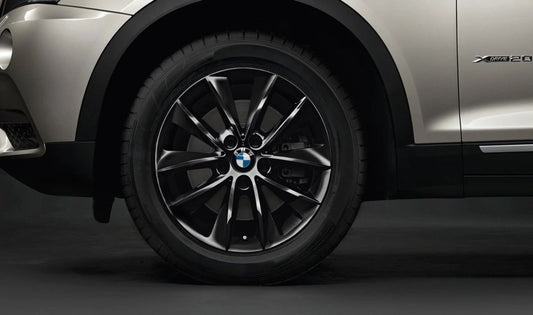 V-Spoke design aluminium wheel 307 OEM 36116867131 for BMW X3 (F25) and BMW X4 (F26). Original BMW.