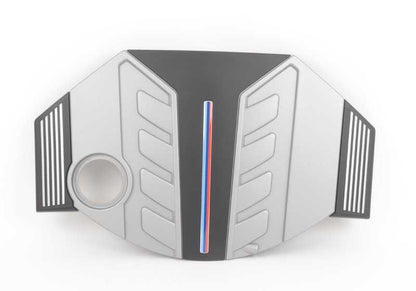 Couverture acoustique Motor OEM 13717589646 pour BMW X5 E70 et X6 E71 avec moteur S63. Pièce BMW originale.