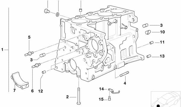 Cárter de aceite OEM 11112246610 para BMW E46, E39. Original BMW.
