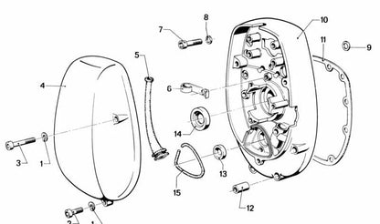 Junta para BMW R Serie 248 (OEM 11141338428). Original BMW