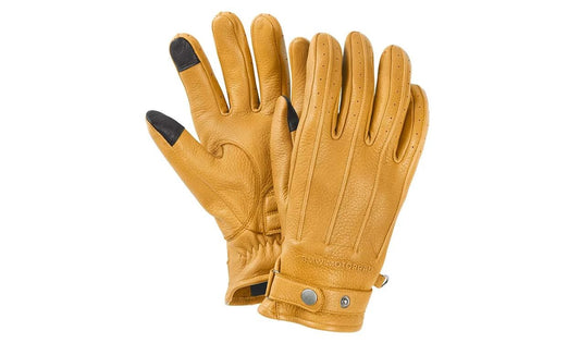 Guantes de piel OEM 76215A80995 para BMW Motorrad (todos los modelos). Clásicos, unisex, 100% piel de alce, compatibles con pantallas táctiles. Original BMW Motorrad.