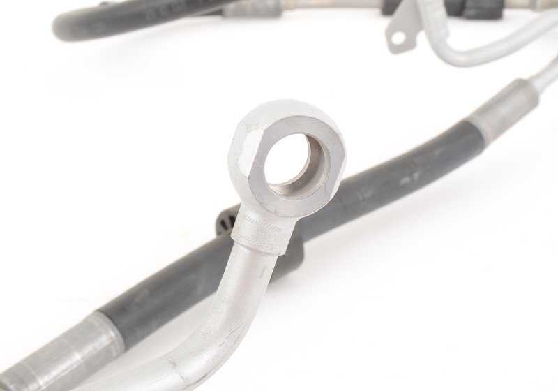 Tubo hidráulico de dirección OEM 32412283148 para BMW E60, E61, E63, E64. Repuesto original BMW.