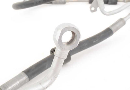 Tubo hidráulico de dirección OEM 32412283148 para BMW E60, E61, E63, E64. Repuesto original BMW.