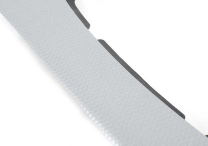 Moldura consola central aluminio OEM 51167898999 para BMW E90, E91, E92. Color plata glaciar (glaciersilber). Original BMW.
