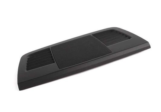 Rejilla altavoz central salpicadero OEM 51457123749 para BMW E90, E91, E92, E93. Pieza original BMW.