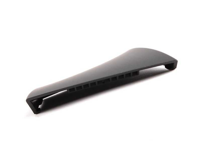 Embellecedor salida cinturón izquierdo negro OEM 51437055415 para BMW Z4 E85 (modelos: 2.0i, 2.2i, 2.5i) del 2002 al 2008. Recambio original BMW.