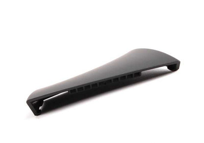Embellecedor salida cinturón izquierdo negro OEM 51437055415 para BMW Z4 E85 (modelos: 2.0i, 2.2i, 2.5i) del 2002 al 2008. Recambio original BMW.