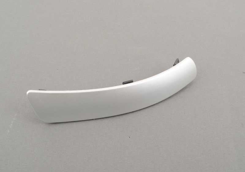 Moldura embellecedora de aluminio izquierda OEM 51418258997 para BMW E52. Original BMW.