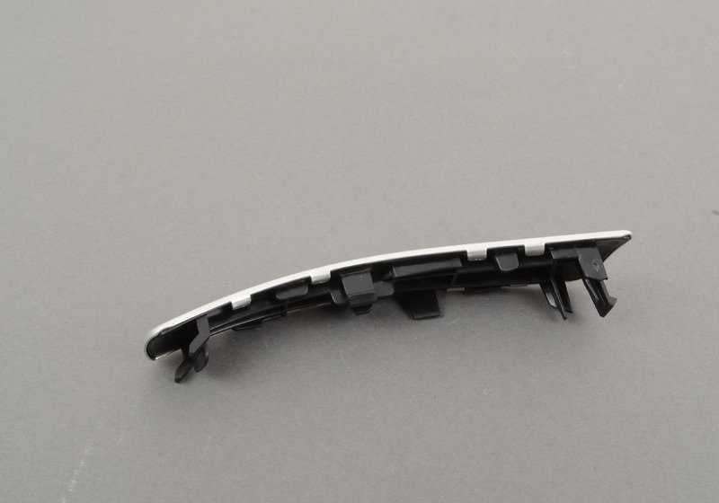 Moldura embellecedora de aluminio izquierda OEM 51418258997 para BMW E52. Original BMW.