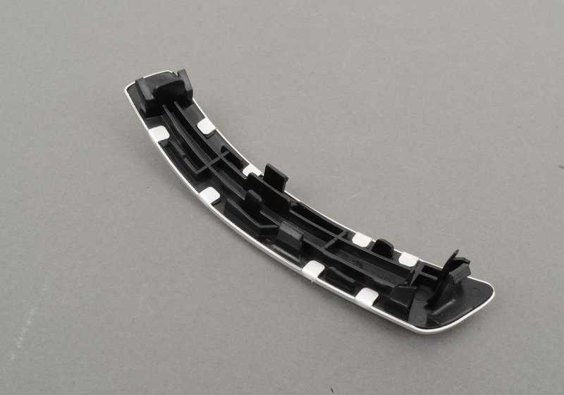 Moldura embellecedora de aluminio izquierda OEM 51418258997 para BMW E52. Original BMW.