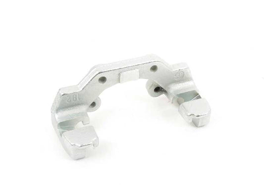 Soporte portapinzas de freno trasero OEM 34212226876 para BMW E30. Pieza original BMW.