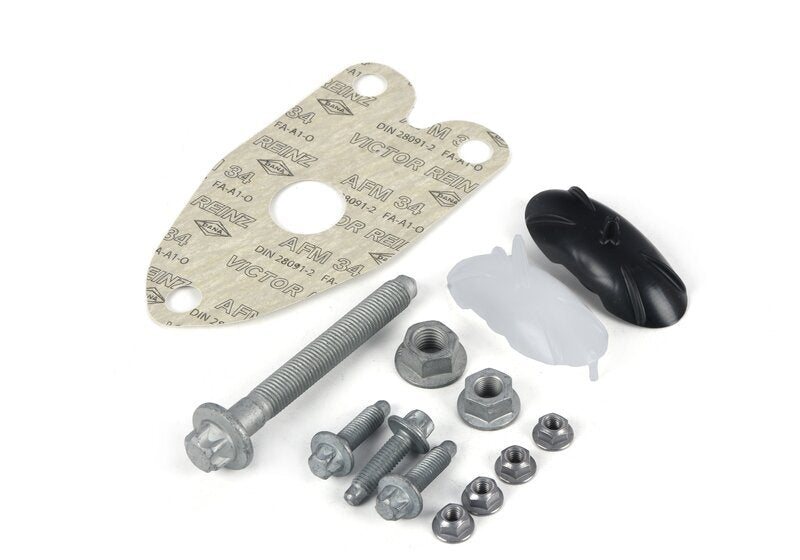 Juego de fijación pata telescópica trasera OEM 33522467121 para BMW F20, F21, F22, F23, F30, F31, F32, F33, F34, F36... y más. Original BMW.