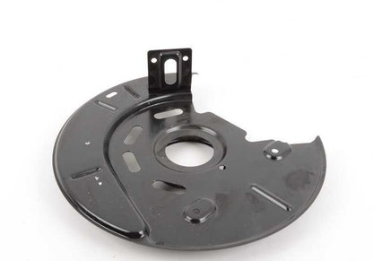 Chapón protector de freno izquierdo OEM 34111153579 para BMW E21. Original BMW.
