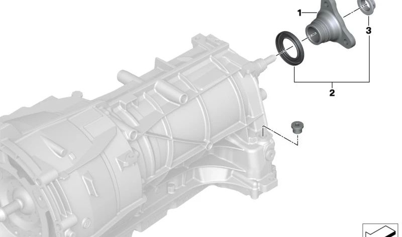 Tuerca estriada M27x1,5 OEM 24207588761 para BMW E81, E82, E87, E88, E90, E91, E92, E93, E60, E61, E63, E64, E65, E66, F01, F02, E84, E85, E86, E89. Original BMW.