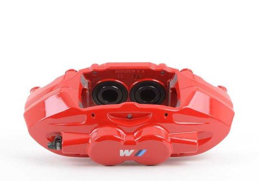 Alojamiento de pinza de freno M Performance delantero izquierdo OEM 34106875653 para BMW F20, F30, F32, F36... y más. Original BMW.