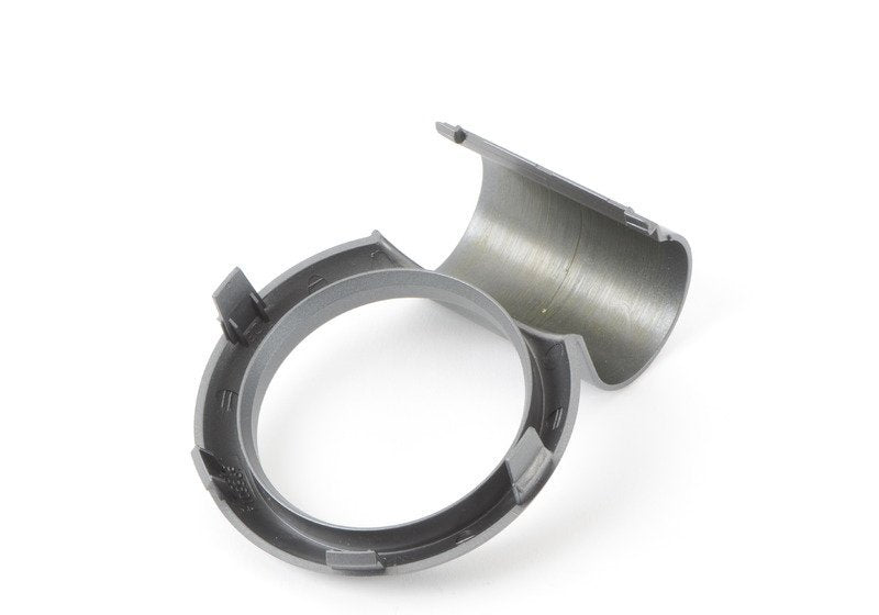 Anillo embellecedor consola freno de mano antracita OEM 51166958354 para MINI R50, R53, R52 Cabrio... y más. Original MINI.