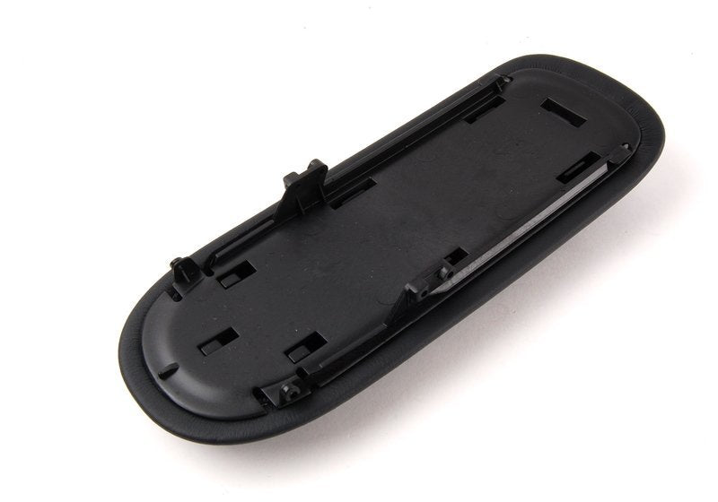 Apoio de braço console central em couro sintético Panther Black OEM 51166954297 para MINI Cooper/One/One D R50, Cooper S R53, Cabrio R52… e mais. Original MINI.