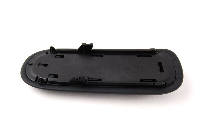 Apoio de braço console central em couro sintético Panther Black OEM 51166954297 para MINI Cooper/One/One D R50, Cooper S R53, Cabrio R52… e mais. Original MINI.