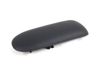 Apoio de braço console central em couro sintético Panther Black OEM 51166954297 para MINI Cooper/One/One D R50, Cooper S R53, Cabrio R52… e mais. Original MINI.