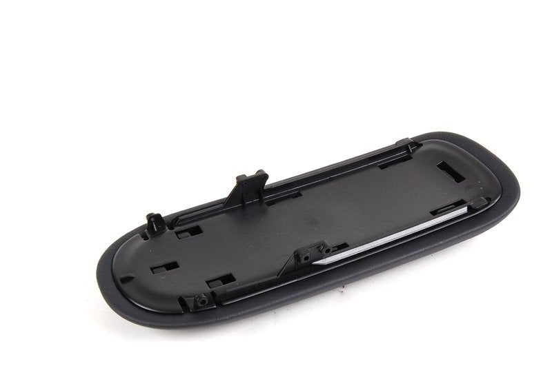 Apoio de braço console central em couro sintético Panther Black OEM 51166954297 para MINI Cooper/One/One D R50, Cooper S R53, Cabrio R52… e mais. Original MINI.