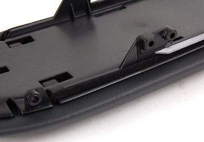 Apoio de braço console central em couro sintético Panther Black OEM 51166954297 para MINI Cooper/One/One D R50, Cooper S R53, Cabrio R52… e mais. Original MINI.