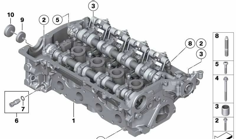 Tapa de cierre OEM 07119906069 para BMW E21, E30, E12, E28, E34, Z1, MINI R56, R59, R57, R55, R60, R58, R61. Original BMW/MINI.