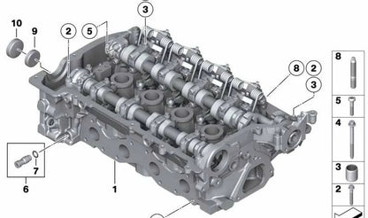 Tapa de cierre OEM 07119906069 para BMW E21, E30, E12, E28, E34, Z1, MINI R56, R59, R57, R55, R60, R58, R61. Original BMW/MINI.